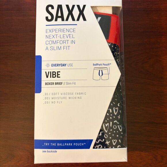SAXX VIBE Boxer Briefs “Doodles" - Picture 3 of 4